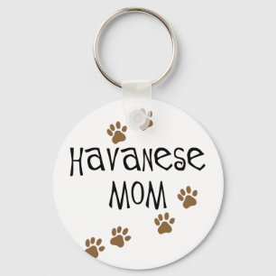 Havanese Mum Key Ring