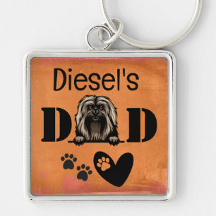 Havanese Personalised Peeking Key Ring