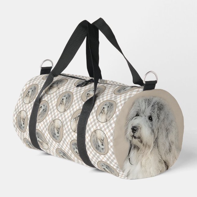 Havanese Puppy, havanese, Cuban Bichon, Bichon Hav Duffle Bag (Left Corner)