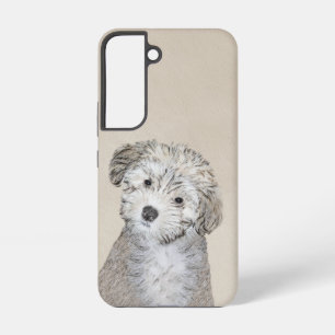 Havanese Puppy Painting - Cute Original Dog Art Samsung Galaxy Case