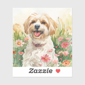 Havanese Sticker – Watercolor Dog Decal