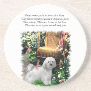 Havanese Summer Garden Coaster