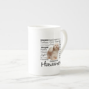 Havanese Traits Bone China Mug