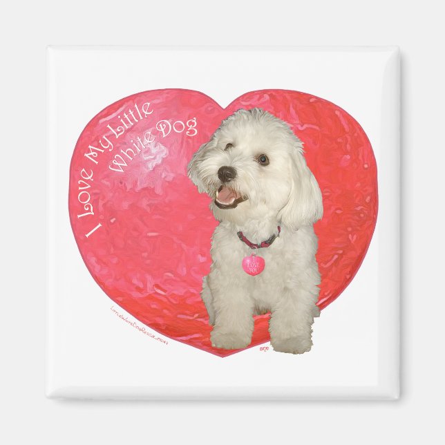 Havanese Valentine's Day Magnet (Front)