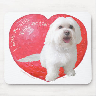 Havanese Valentine's Day Mouse Pad