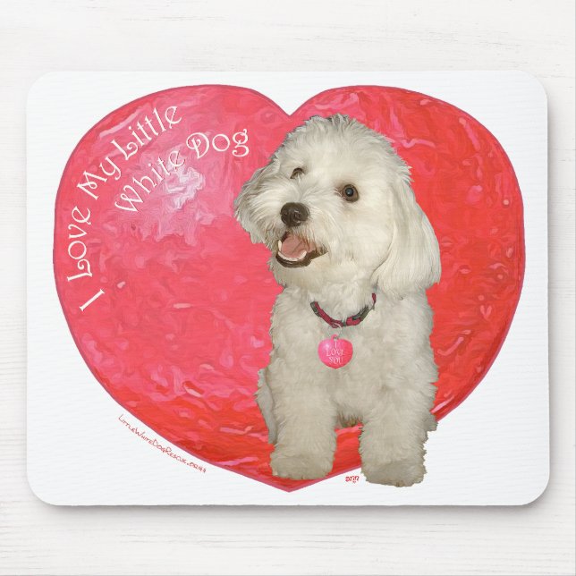 Havanese Valentine's Day Mouse Pad (Front)