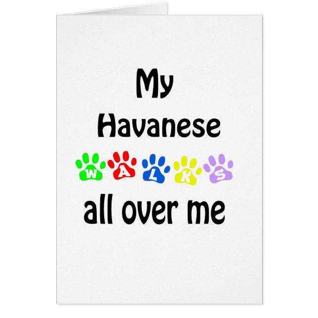 Havanese Walks Design (Front)