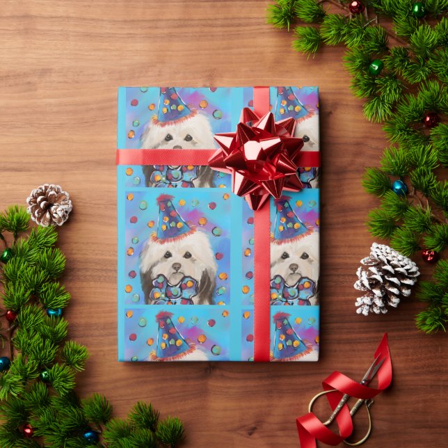 HAVANESE     WRAPPING PAPER (Holiday Gift)