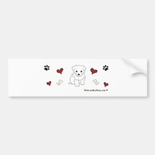 HavaneseWht Bumper Sticker