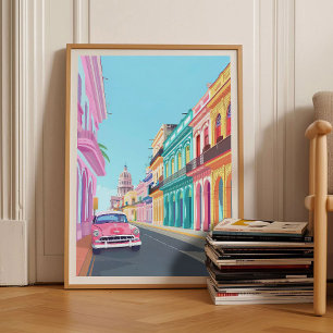 Havanna Print Cuba Print Cuba Illustration Travel 