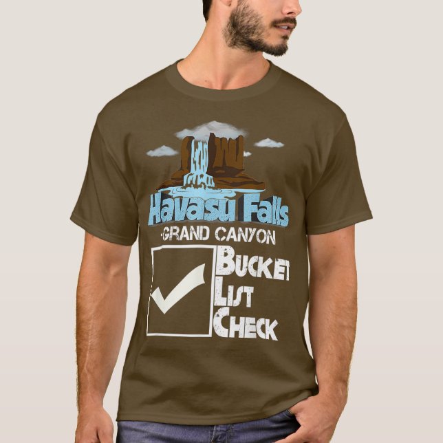 HAVASU FALLS Grand Canyon Hiking Souvenir Gift T T-Shirt (Front)
