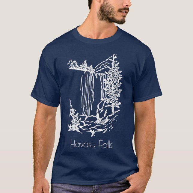 Havasu Falls t shirt - Arizona hiking  camping (Front)