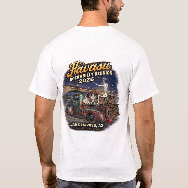 Havasu Rockabilly Reunion 2026 T-Shirt (Back)