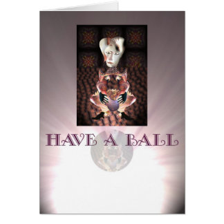 Have a ball 2006 calendar card by Anjo Lafin