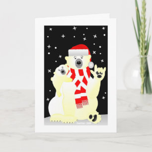 "Have a Beary Christmas and a Huggy New Year! Holiday Card