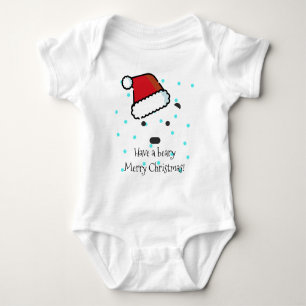 "Have a beary Merry Christmas" Baby Bodysuit
