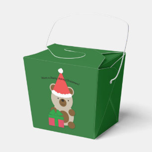 Have a Beary Merry Christmas Bear Favour Box
