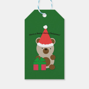 Have a Beary Merry Christmas Bear Gift Tags