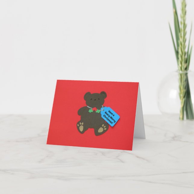 Have a Beary Merry Christmas! Holiday Card (Front)