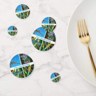 Have A beautiful Birthday Artistic Dragonfly Confetti