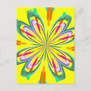 Have A Blast Abstract Postcard