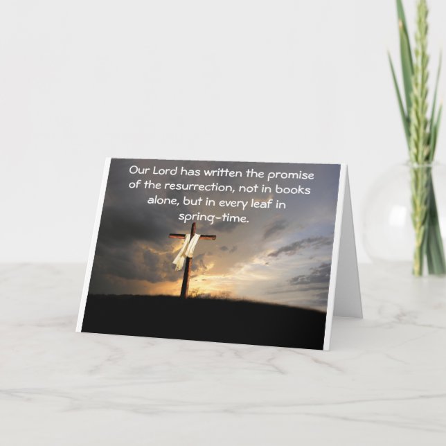 HAVE A "BLESSED" AND "HAPPY" EASTER CARD (Front)