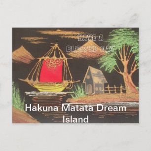 Have a Blessed Day Hakuna Matata Postcard