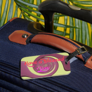 Have a Blessed Day Happy Thanksgiving Luggage Tag
