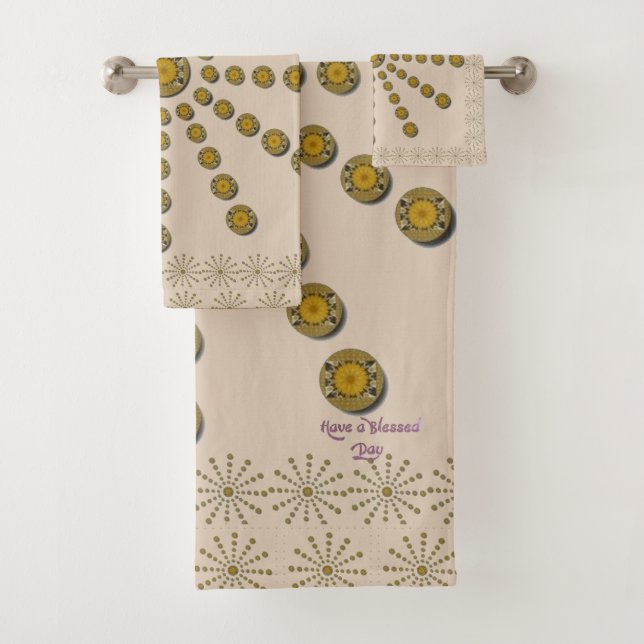 Have a Blessed Day Home Ideas Bath Towel Set (Insitu)