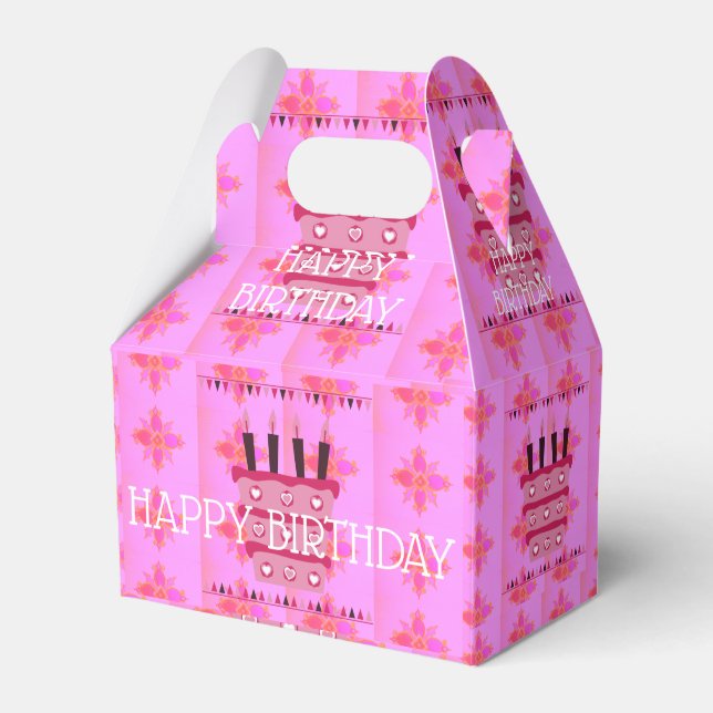 Have a Blessed Wonderful Birthday Favour Box (Front Side)