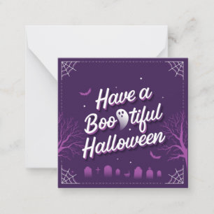 Have a Bootiful Halloween Note Card