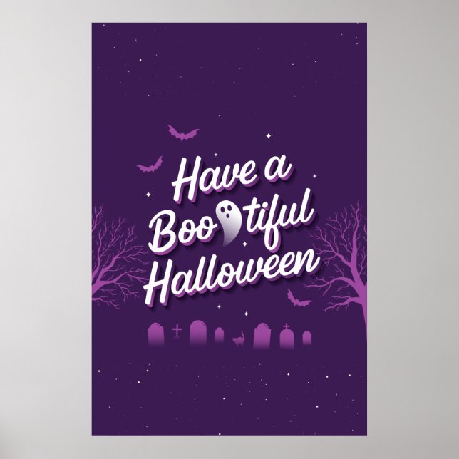 Have a Bootiful Halloween Poster (24x36) (Front)