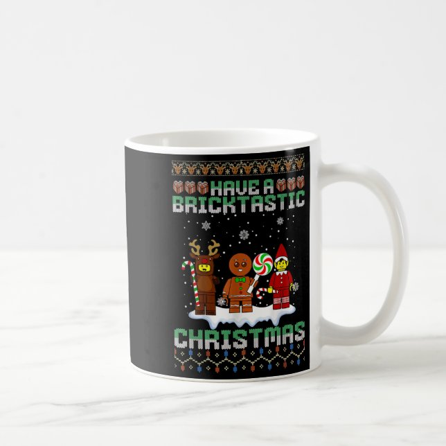 Have A Bricktastic Christmas Building Bricks Ugly  Coffee Mug (Right)