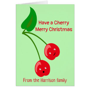 Have a Cherry Merry Christmas, personalised