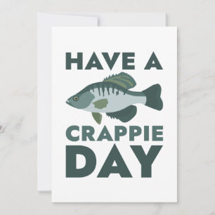 Have A Crappie Day Thank You Card