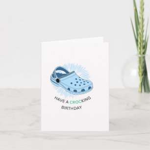 Have A Crocking Puns Birthday Card