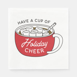 Have a Cup of Holiday Cheer Hot Chocolate Napkin