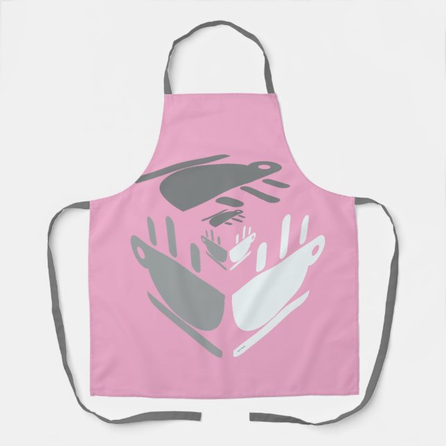 Have A Cup Of Java Soft Pink       Apron (Front)