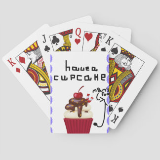 Have a cupcake card! playing cards