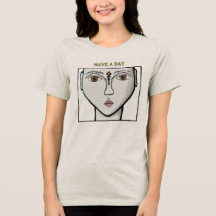 Have A Day Thermal Tumbler Tri-Blend Shirt