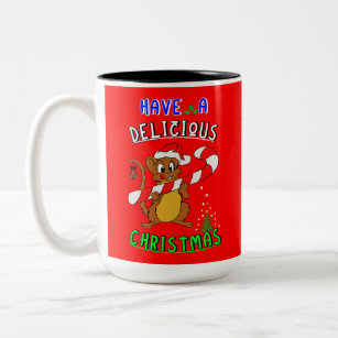 Have A Delicious Christmas 25 December Christmas Two-Tone Coffee Mug