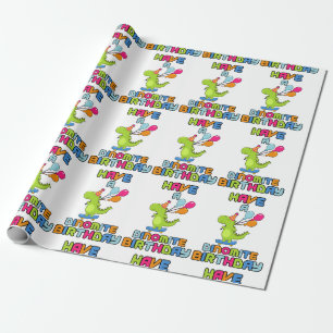 Have A Dinomite Birthday Wrapping Paper