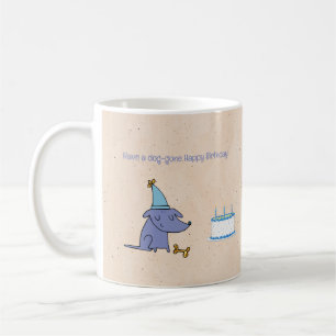 Have a Dog Gone Happy Birthday Personalised Coffee Mug