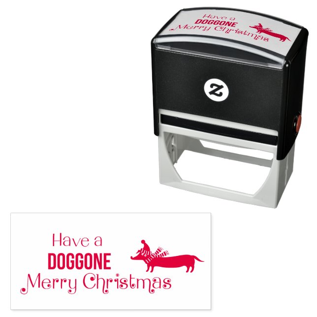 Have a Doggone Merry Christmas Self-inking Stamp (In Situ)