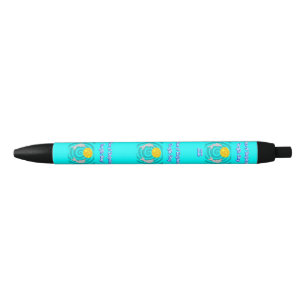 Have A Dolphins Terrific Day Black Trim Pen