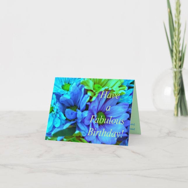 Have a Fabulous Birthday! Card (Front)