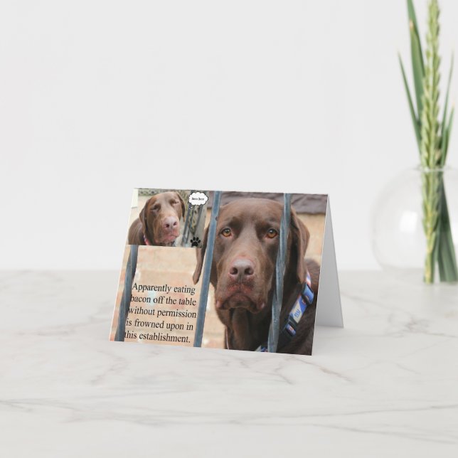 Have a fabulous birthday...without consequences card (Front)