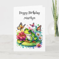 Have a Frog-tastic Birthday plus Colouring Page