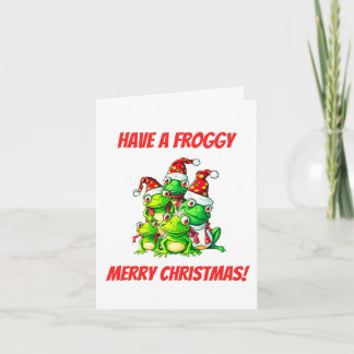 Have A Froggy Christmas! Card