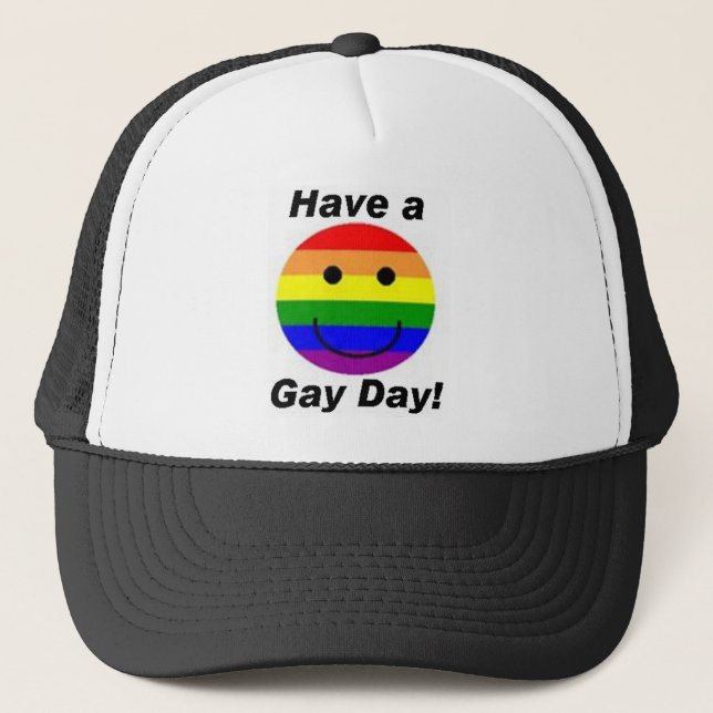 Have A Gay Day! Trucker Hat (Front)